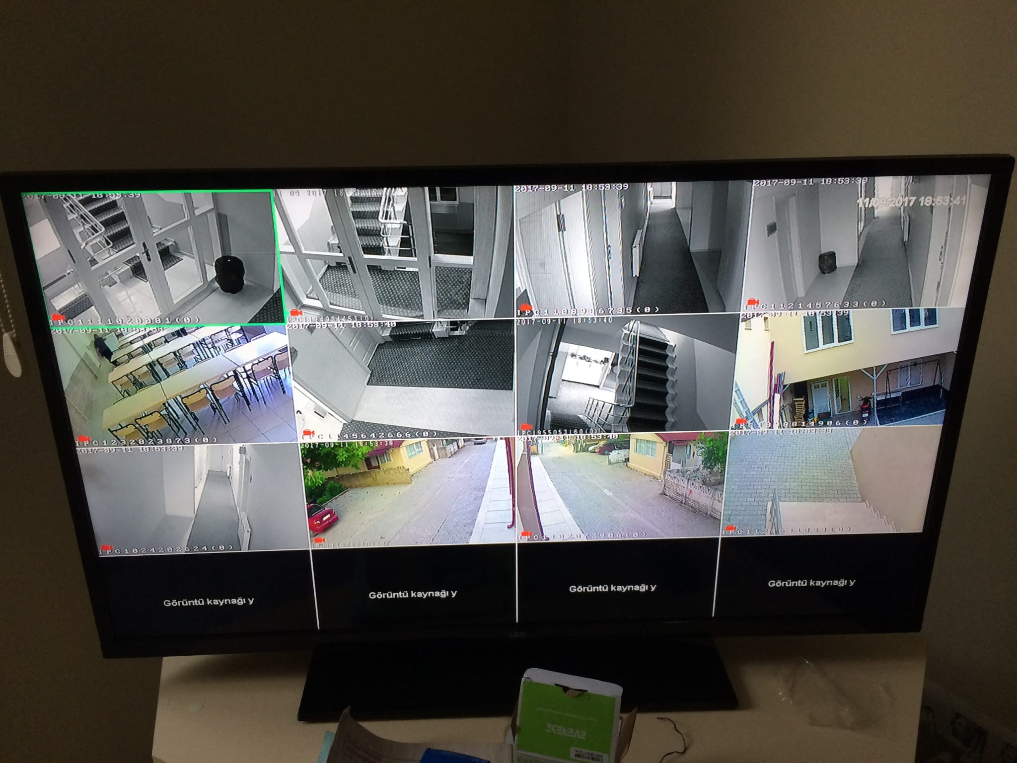  Güvenlik Kamera Sistemi